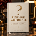 Remember Who You Are 90-Day Journal ivory and gold square product thumbnail